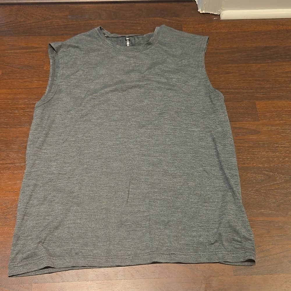 Men's shirt gray conditioned size large